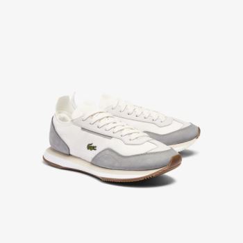 Lacoste Match Break Textile Sneakers Dámské - Tenisky Bílé / Šedé | CZ-A8zEkD